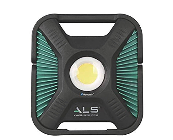 ALS Advanced Lighting Systems 6000 Lumen Rechargeable LED Aluminum Work Light, with Integrated Power Bank