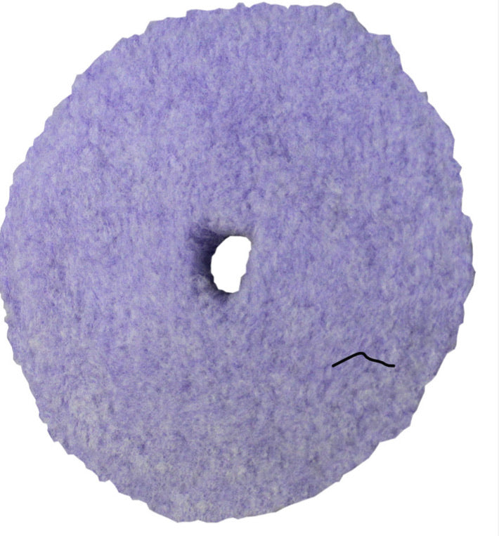 Epic Purple Foamed Wool 6.25 Inch Heavy Duty Pad