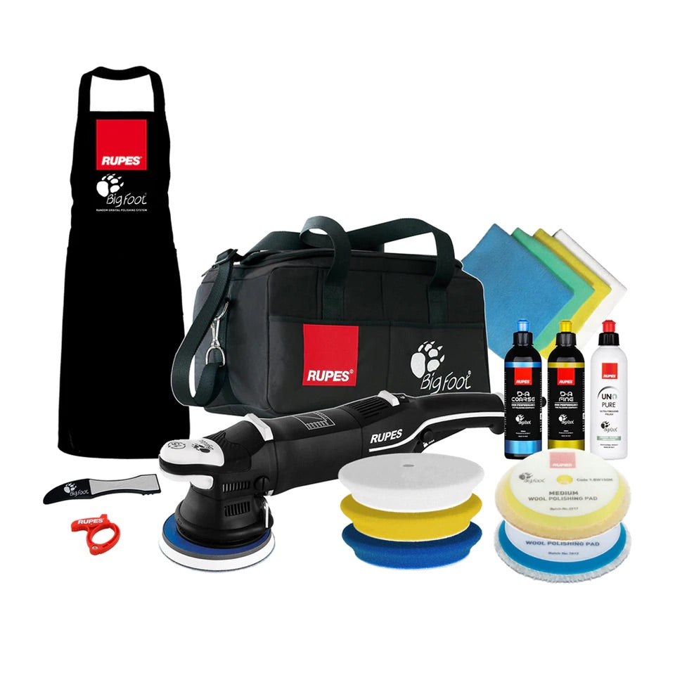 Rupes LHR15 Mark III Polisher Complete Kit | Bigfoot Bag Combo