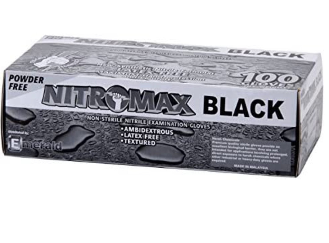 Nitromax Black Gloves